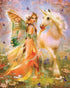 Fantasy Fairy with Her Unicorn